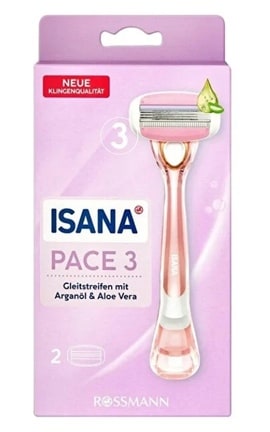 ISANA-Бритва для гоління Isana Pace 3 Жіноча 1 шт-4305615333571-