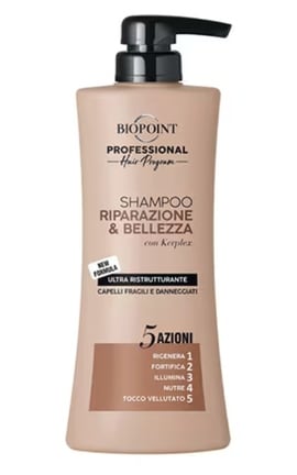 BIOPOINT-Шампунь BIOPOINT Repair & Beauty відновлюючий для пошкодженого і ламкого волосся 400 ml-8052862410680-