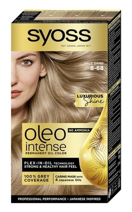 OLEO INTENSE-Стойкая краска для волос без аммиака SYOSS Oleo Intense 8-68 Жемчужный блонд 115 мл-9000101705928-