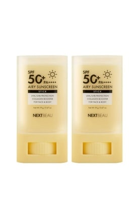 NEXTBEAU-Крем-стік Nextbeau Airy Sunscreen Stick SPF50+ сонцезахисний 19 г-8809696984616-