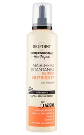 BIOPOINT-Маска миттєвої дії BIOPOINT Ultra Nourishing суперживильна для пошкодженного і сухого волосся 250 ml-8051772489915-