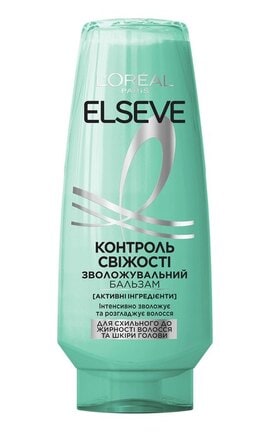 ELSEVE-Зволожуючий бальзам L'Oreal Paris Elseve Контроль Свіжості для схильного до жирності волосся та шкіри голови 200 мл -3600524224370-