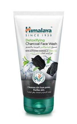 HIMALAYA HERBALS-Детокс-гель для умывания Himalaya Herbals с углем и зеленым чаем 150 мл -6291107223407-
