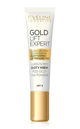 EVELINE-Золотой крем для контура глаз Eveline Cosmetics Gold Lift Expert 15 мл-5901761941975-