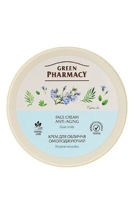 ЗЕЛЕНА АПТЕКА-Крем для обличчя Green Pharmacy Козине молоко 200 мл-4823015907685-