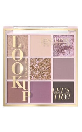 EVELINE-Палетка тіней для повік Eveline Cosmetics Look Up сатинові Let's Try 10.8 г-5903416048473-