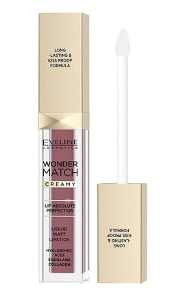 EVELINE-Матова рідка помада для губ Eveline Wonder Match Liquid Matt Lipstick 02 Candy 6.8 мл -5903416065739-