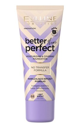EVELINE-Тональна основа Eveline Cosmetics Better Than Perfect зволожувальна NR 0.5 30 мл -5903416066651-