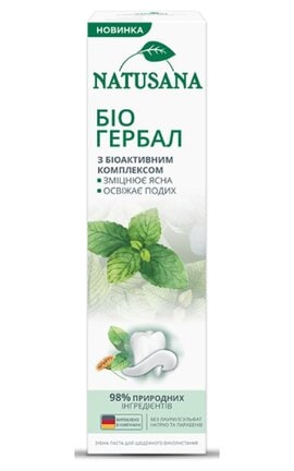 NATUSANA-Зубная паста Natusana Bio Herbal 100 мл-4016369668016-