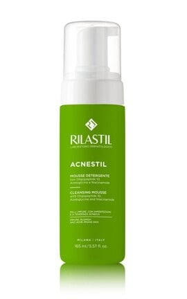 RILASTIL-Мус делікатний очищувальний Rilastil Acnestil для шкіри обличчя схильної до акне 165 мл-8050444852637-