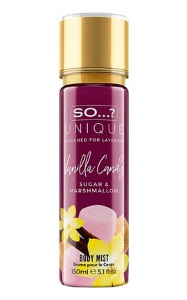 SO...? UNIQUE-Спрей для тела So Unique Vanilla Candy парфюмированный 150 мл-5018389016999-