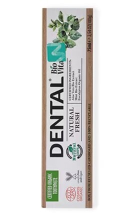 DENTAL BIO VITAL-Зубная паста Natural Fresh Dental 75 мл-3800038930327-