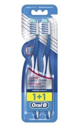 ORAL B-Зубная щетка Oral-B Pro-Expert Cross Action 2 шт-3014260022051-