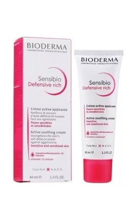 BIODERMA-Крем для лица Bioderma Sensibio Defensive Насыщенный 40 мл-3701129804469-