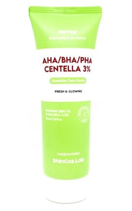 SHINCOS.LAB-Скраб для чувствительной кожи лица ShinCos.Lab AHA/BHA/PHA Centella 3% Sensitive 120 мл-8809925102668-