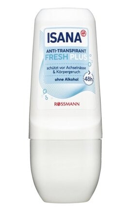 ISANA-Антиперспірант кульковий Isana Fresh Plus 50 мл-42402145-