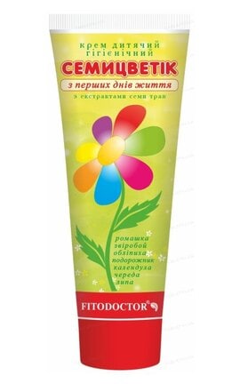 FITODOCTOR-Крем дитячий Семицвітик З перших днів 75 г-4820215050555-