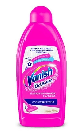 VANISH-Шампунь для моющих пылесосов Oxi Action Vanish 500 мл-5900627012910