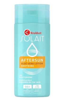 SOLAIT-Лосьон после загара Kruidvat Solait After Sun Lotion Алое вера 50 мл-8720674248875-