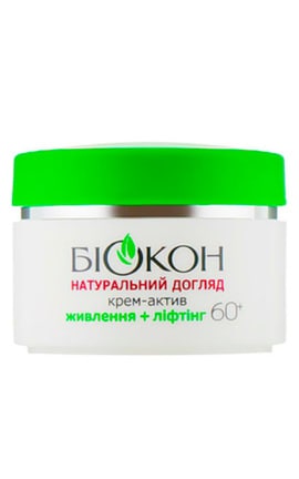 БІОКОН-Крем-актив для обличчя Біокон Натуральний догляд 60+ 50 мл-4820160034327-