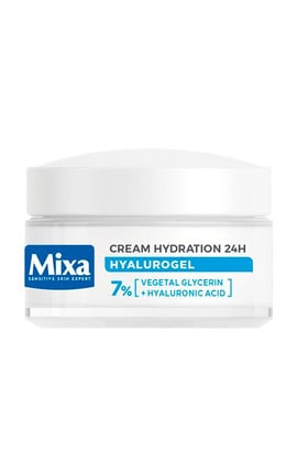 MIXA-Крем-гель для лица Mixa Hyalurogel Light для нормальной обезвоженной чувствительной кожи интенсивный увлажняющий 50 мл-3600550932836-