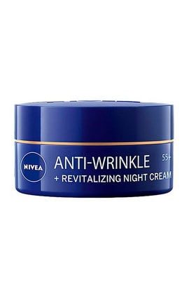 NIVEA-Нічний крем для обличчя проти зморщок NIVEA + ревіталізація 55+, 50 мл-4006000072418-
