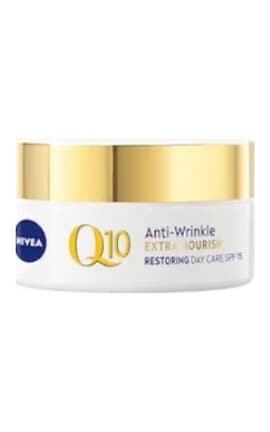 NIVEA-Відновлюючий денний крем NIVEA Q10 Інтенсивне живлення проти зморщок SPF15 50 мл-5900017082240-