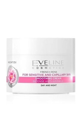 EVELINE-Крем для обличчя проти зморшок Eveline Cosmetics Французька троянда 50 мл-5901761952797-