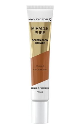 MAX FACTOR-Рідкий бронзатор для обличчя Max Factor Miracle Pure Golden Glow Bronzer 001 Light to Medium 15 мл-3616305782656-