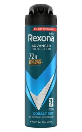 REXONA MEN-Антиперспирант-спрей мужской Rexona Кобальт 150 мл-8717163663493