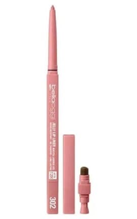 BELLAOGGI-Водостойкий контурный карандаш для губ Bellaoggi Jelly Lip Liner оттенок 302-8028997012143-