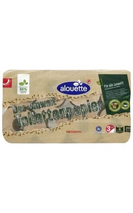 ALOUETTE-Туалетний папір Alouette тришаровий 8 шт-4305615983127-
