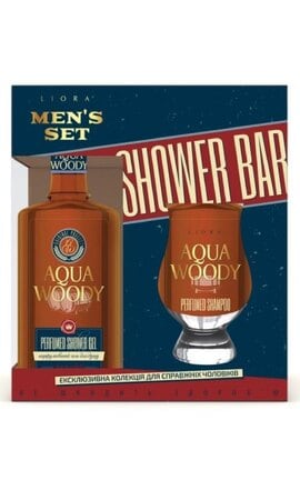 LIORA-Набір косметичний Liora Men's set Шампунь 250 мл + Гель для душу 250 мл-4823106004149-