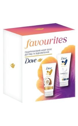 DOVE-Подарунковий набір Dove Догляд та Відновлення Крем для рук Ритуал краси 75 мл + Основний догляд 75 мл-8720633015623-