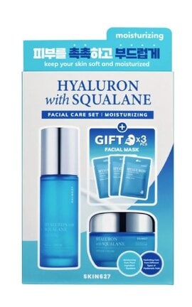 SKIN627-Набір для догляду за обличчям Skin627 Hyaluron with Squalane Facial Care Set-8809696984739-