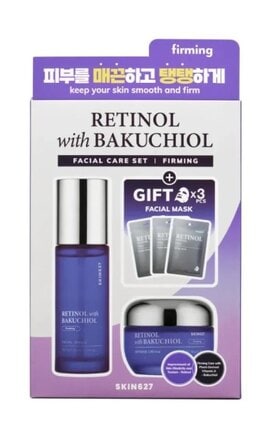 SKIN627-Набір для догляду за обличчям SKIN627 Retinol with Bakuchiol Facial Care Set-8809696984753-