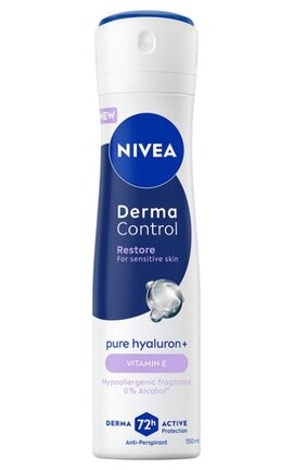 NIVEA-Антиперспирант NIVEA Дерма контроль. Восстановление для чувствительной кожи Спрей 150 мл-5900017100036-