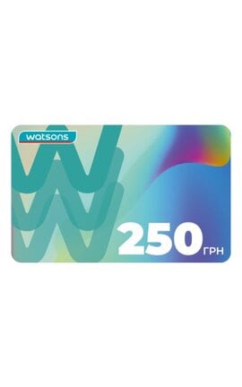 АКЦІЯ-Подарунковий сертифікат Watsons на 250 гривень 1 шт-665019-
