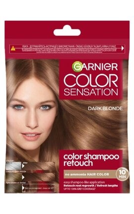 COLOR SENSATION-Крем-фарба для волосся Garnier Color Sensation Shampoo Retouch 6.0 Dark Blonde 20 мл -3600542620420-