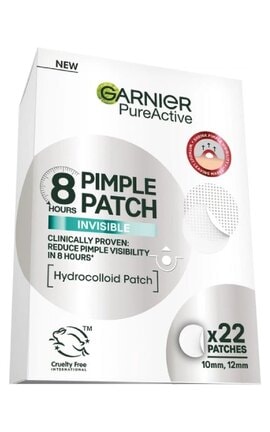 SKIN NATURAL-Гідроколоїдні патчі Garnier Pure Active Проти прищів 22 шт-3600542573146-