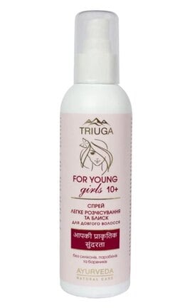 FOR YOUNG-Спрей для волос Triuga Ayurveda For Young Girls Легкое расчесывание и блеск 200 мл-4820164641934-