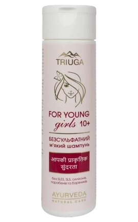 FOR YOUNG-Шампунь Triuga Ayurveda For Young Girls Безсульфатный, мягкий 250 мл-4820164641910-