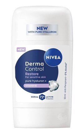 NIVEA-Антиперспірант NIVEA Дерма контроль. Відновлення для чутливої шкіри Стік 50 мл-5900017099842-