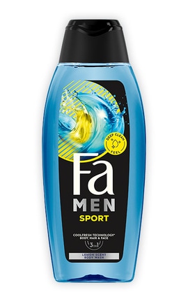FA-Гель для душа Fa Men Sport с освежающим ароматом зеленого цитруса 400 мл-3838824142296-