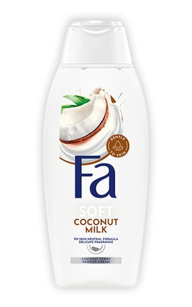 FA-Гель для душа Fa аромат сливочного кокосового молока кремовый 400 мл -9000101009576-