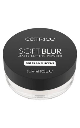 CATRICE-Пудра для лица Catrice Soft Blur Matte Setting Powder 001 Translucent Матирующая 8 г-4059729540607-