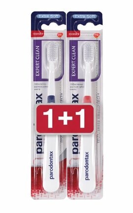 PARODONTAX-Зубна щітка Parodontax Expert Clean 1+1 м'яка 2 шт-4820127150619-