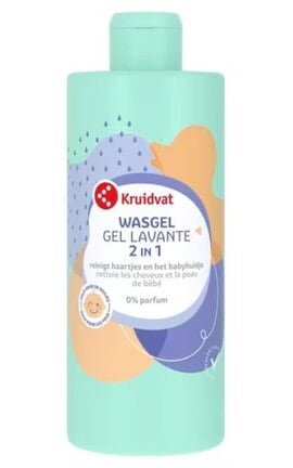 KRUIDVAT-Гель для душа Kruidvat 2 в 1 детский 300 мл-8720674388212-