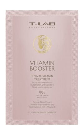 T-LAB-Кондиционер-маска для волос T-Lab Professional Vitamin Booster Revival Vitamin Treatment Восстанавливающий 15 мл-5060466666993-