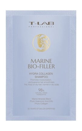 T-LAB-Шампунь T-Lab Professional Marine Bio-Filler Hydra Collagen Shampoo с гидролизованным коллагеном 15 мл-5060466667006-